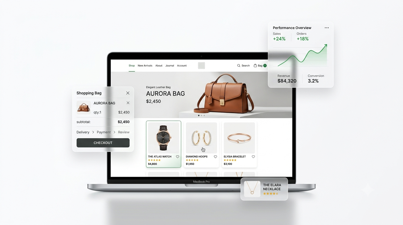 E‑commerce UI preview